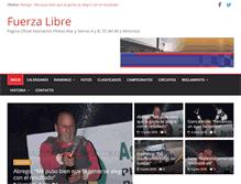 Tablet Screenshot of fuerza-libre.com.ar